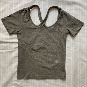 Grey fitted shirt